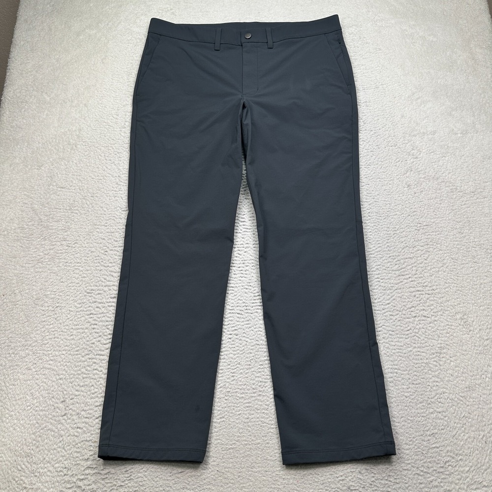 CRZ Yoga Pants Mens Size 36 (Fits 38X30) Gray Golf Performance Athleisure Sports